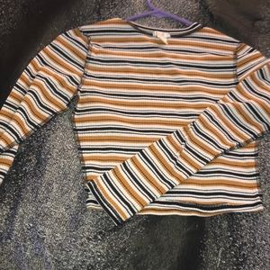 Striped long sleeve shirt 🐅